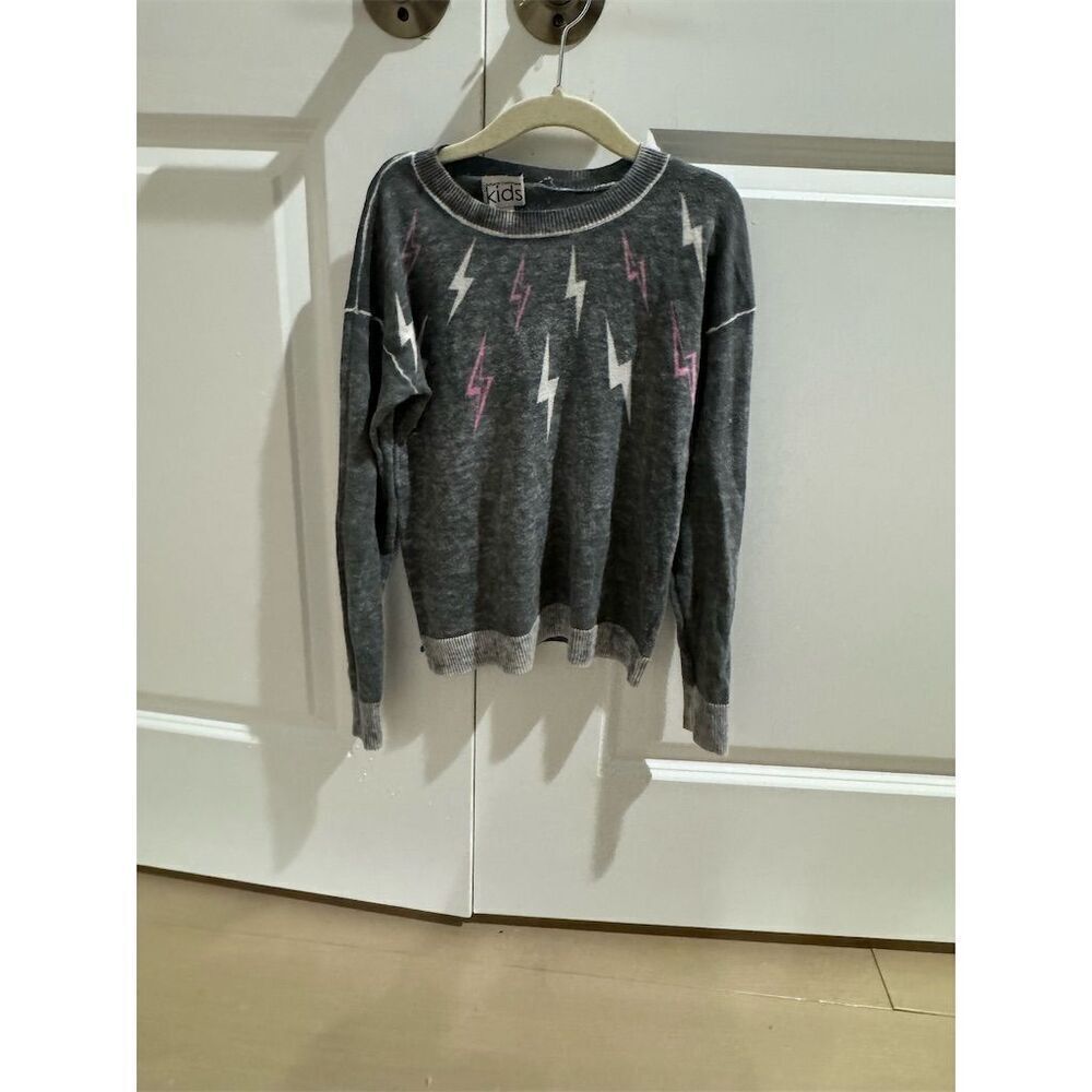 Girls Autumn Cashmere Lightning Bolt Sweater Size 8